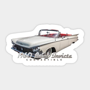 1960 Buick Invicta Convertible Sticker